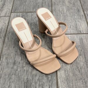 Dolce vita Nude Block Heel Sandals